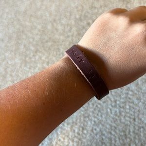Roam free handmade leather bracelet